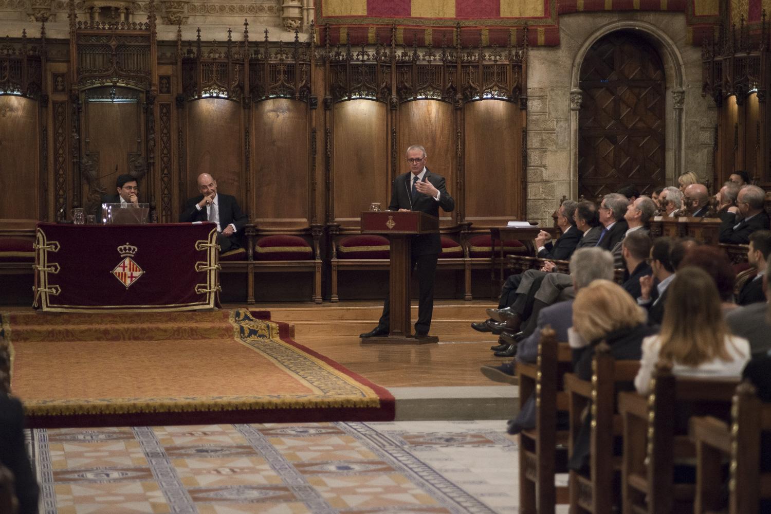 Discurso de apertura a cargo del Sr. Anton Costas