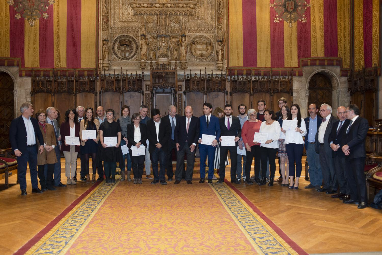 Acto de entrega de los premios de Amics del Pas