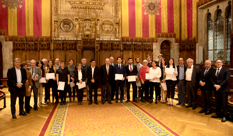 Acto de entrega de los premios Amics del Pas