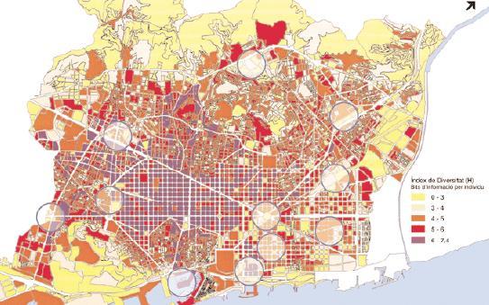 ndice de diversidad (Bits de informacin por individuo)