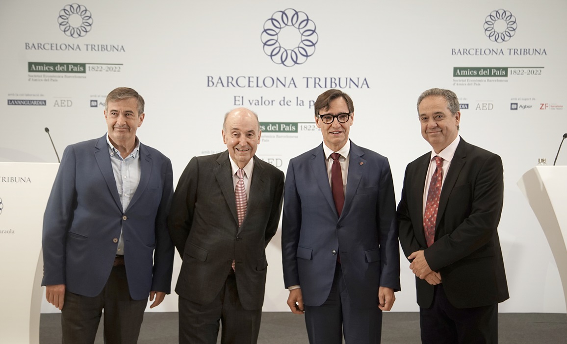 Barcelona Tribuna amb Salvador Illa