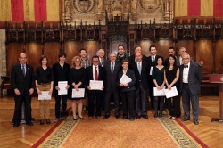 La SEBAP fa entrega dels seus premis al Saló de Cent de l’Ajuntament