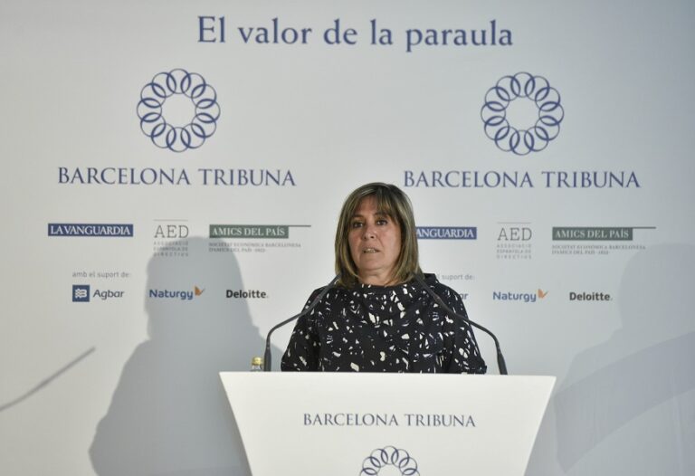 Núria Marín participa en Barcelona Tribuna