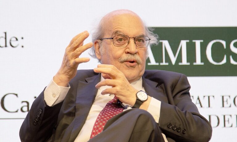 Acto de entrega del premio Alexandre Pedrós al Dr. Andreu Mas-Colell